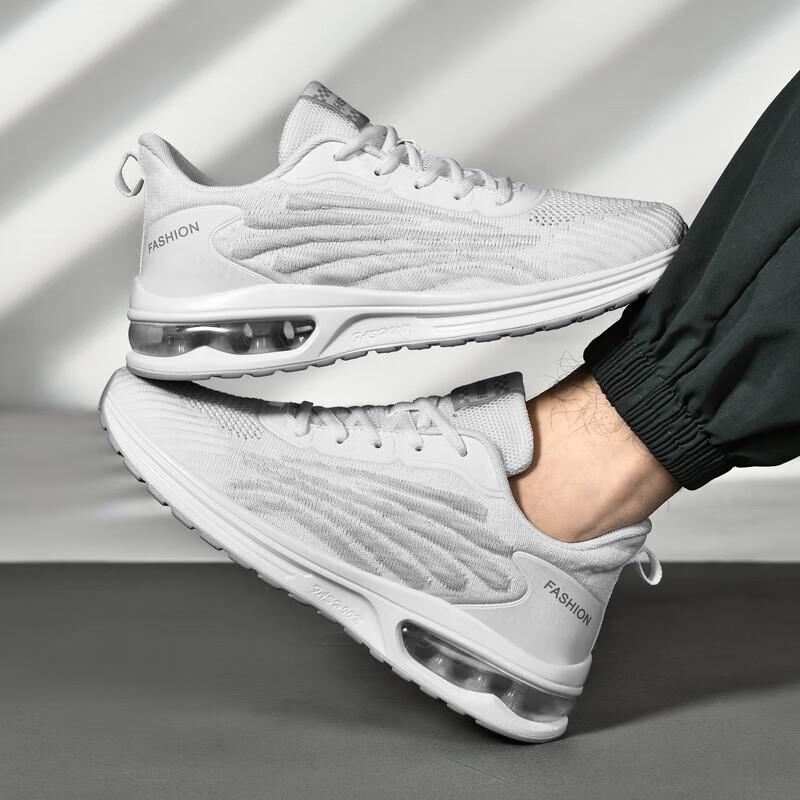 Air Cushion Sneakers Men's Summer Breathable 45 Large Size 46 Teenagers 47 Junior High School Students 48 Running Dad Men's Shoes