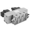 3 Position 5 Way Pneumatic Solenoid Valve Double Electric Controller G1 8in K35D2H 6AC220V