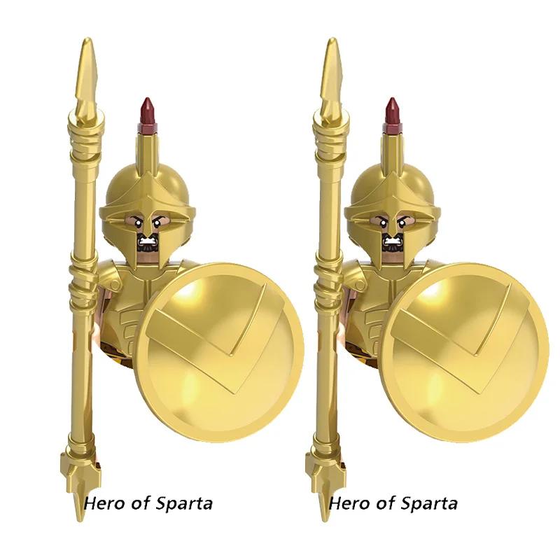 Zabawki dla dzieci Średniowiecze Starożytna Grecja Ciężka piechota Zbrojny rycerz Łucznik Figurki wojskowe Sprzęt bojowy Model Prezenty dla chłopców