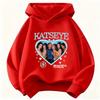2026 Katseye Idol Printed Children'S Hooded Sweatshirt, Unisex, Harajuku Style Casual Style, Children'S Street Style Clothing