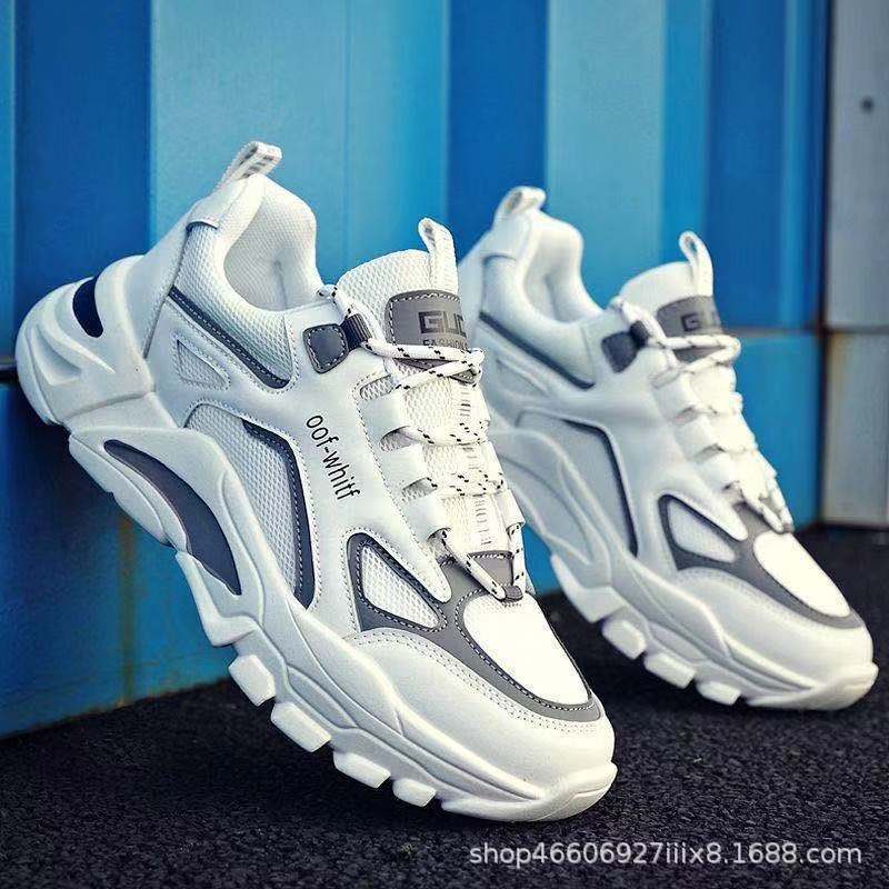 

Кроссовки мужские 2024 лето новые мужские туфли повседневные туфли беговые туфли универсальные мужские папины кроссовки трендовые туфли 39 серый