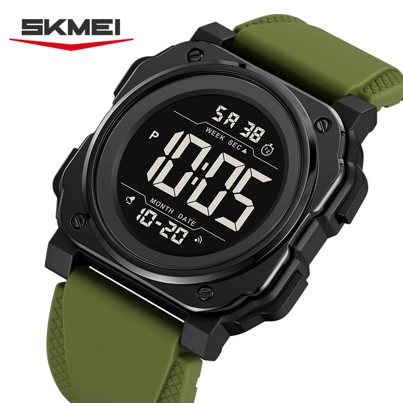 Skmei 2511 Fashion Gents Digital Watch Silicone Strap Waterproofing Multi Function Night Display Sports Watch Factory