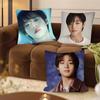 Park Jihoon K-pop Kissenbezug Mode Quadratischer Kissenbezug Schlafzimmer Sofa Raum Ins Dekoration Freizeit