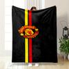 Manchester United Logo Design Blanket Flannel Blanket for Bedroom, Living Room, Sofa, and Nap Sofas.