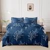 Kuup Queen Size Matte Duvet Cover with Flower Branch Design High Quality Skin Friendly Colored Bedding Set Quilt Cover