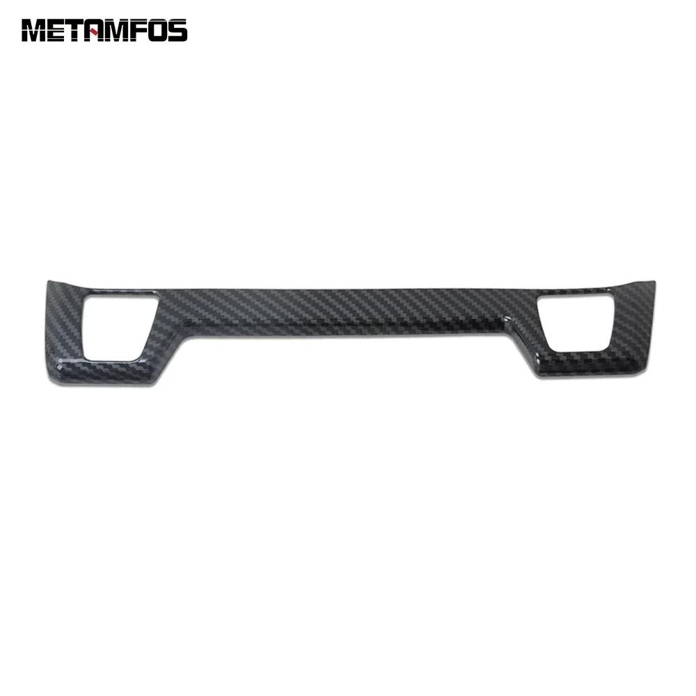 For Toyota Rav4 Rav 4      2024 Carbon Fiber Center Console Seat Heat Switch Cover Trim Interior Accessories