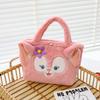 Plush Bag Cartoon Animal Large Capacity Handbag Cute Cinnamon Storage Handbag Women'S Birthday Gifts