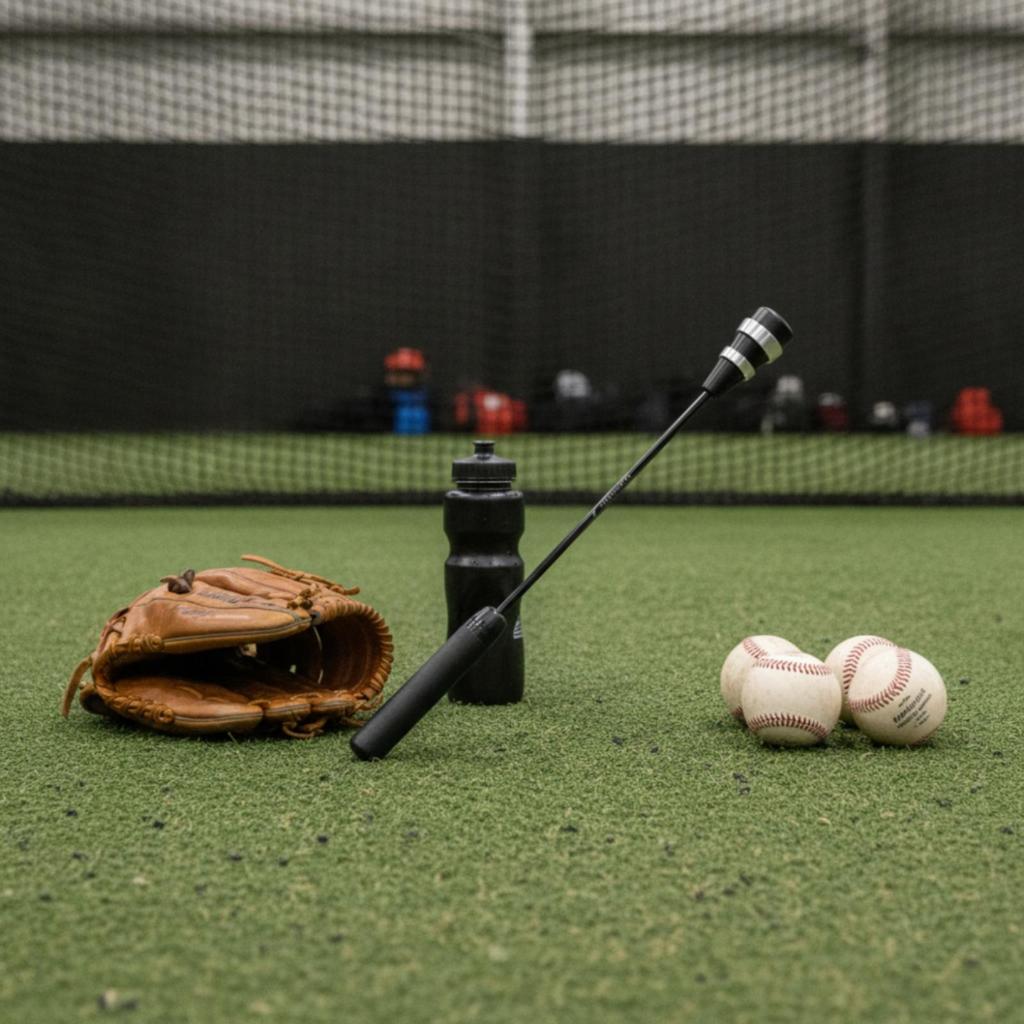 Pitching Training Rod Weighted Baseball Hand Held Swing for, Softball Athletes,