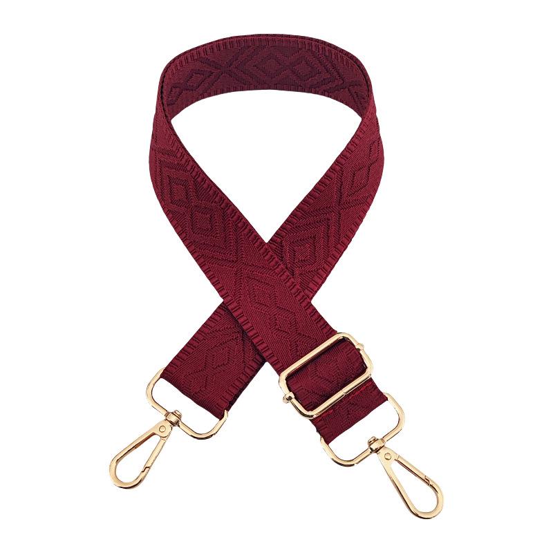 3,8 cm Diamantprydd Enfärgad Bred Axelrem/Axelremsväska för Väskor