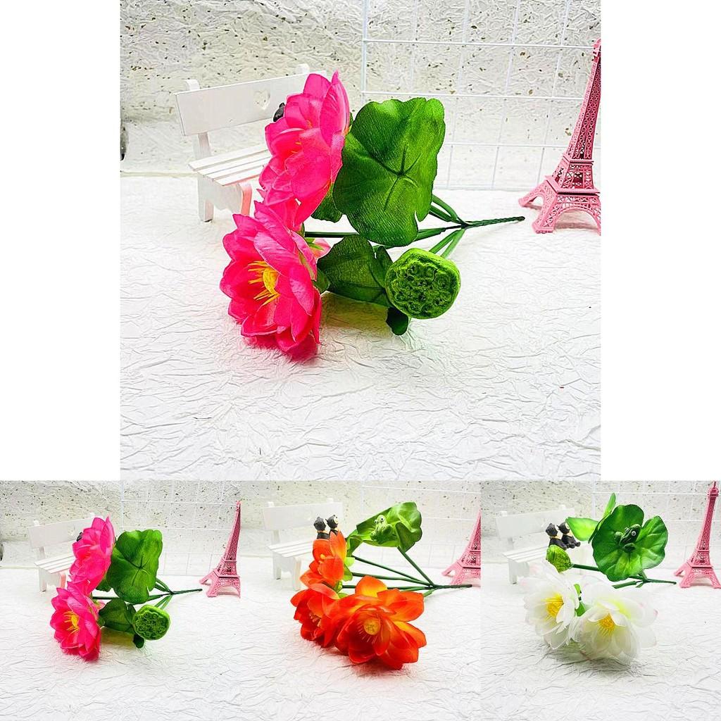 Realistische Künstliche Lotusblumen für Heimdekoration und Außenveranstaltungen