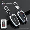 Zinc Alloy Smart Car Key Cover Car Key Case For Toyota CHR C-HR Prado WJSH7 Camry Avalon Prius Corolla RAV4 Avalon Car Accessories