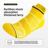 Men's Thick Washcloth Bottom Non Slip Professional Running Sports Badminton Short Socks