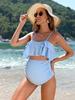 European-American Quick-Dry Maternity Bikini: Solid Color, Sexy, Breathable Swimsuit for Pregnant Women