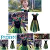 Frozen Adult Princess Dress Anna Holiday Costume Performance Dress Anna Princess Dress