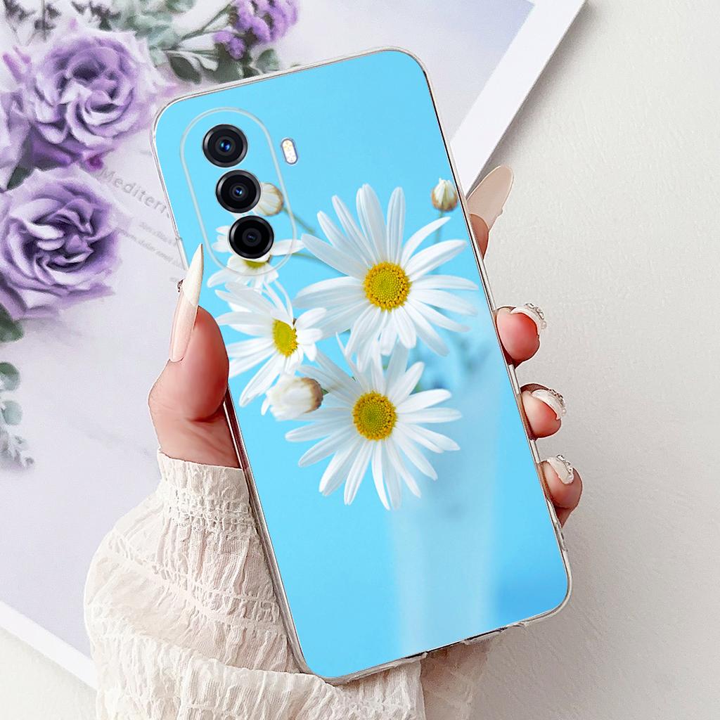 Für Huawei Nova Y70 Plus Hülle NovaY70 MGA-LX9 MGA-LX3 Neue Luxus Bemalte Abdeckung Weiche Silikonhülle Für Huawei Nova Y70 Plus Schale