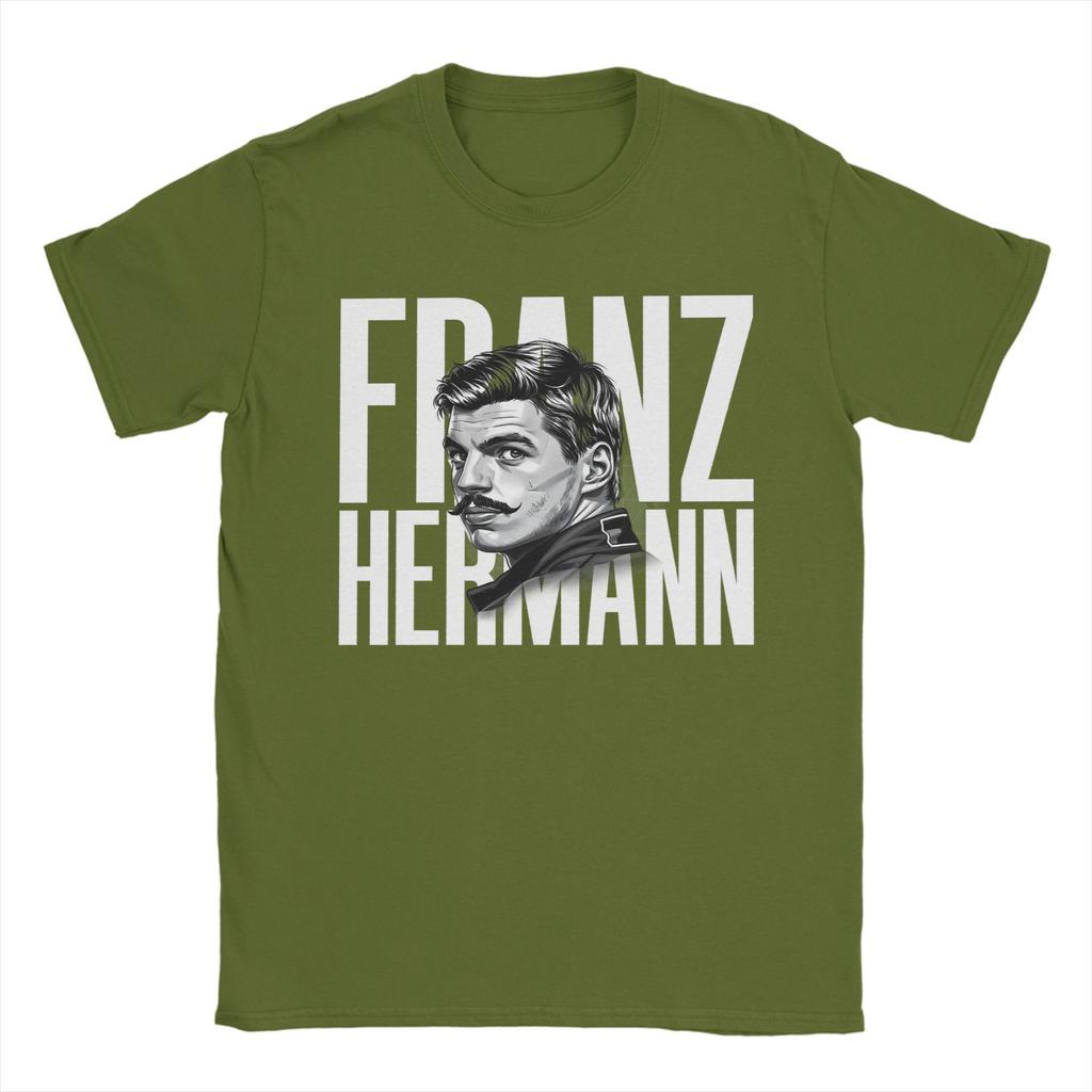 Franz HerUnisexn Portrait T Shirt Unisex Pure Cotton Humorous TShirt Crew Neck  Tee Shirt Short Sleeve Clothing Big Size
