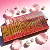Influencer 12-Color Pearlescent & Matte Eyeshadow Palette - Earth Tones & Orange Shades