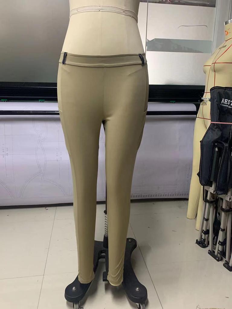 European Aristocratic Elastic Equestrian Pants - Women's Casual Hip-lifting Design