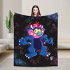 Comfortable My Pet Monsters Cartoon Blanket Accessories Sofa Decorative  Throw Blankets Soft Fleece for Bedroom