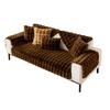 Special Plush Thickened Sofa Cushion, Winter Non-Slip And Dirt-Resistant Light Luxury High-Grade Leather Sofa Cover Cover Cloth Towel
