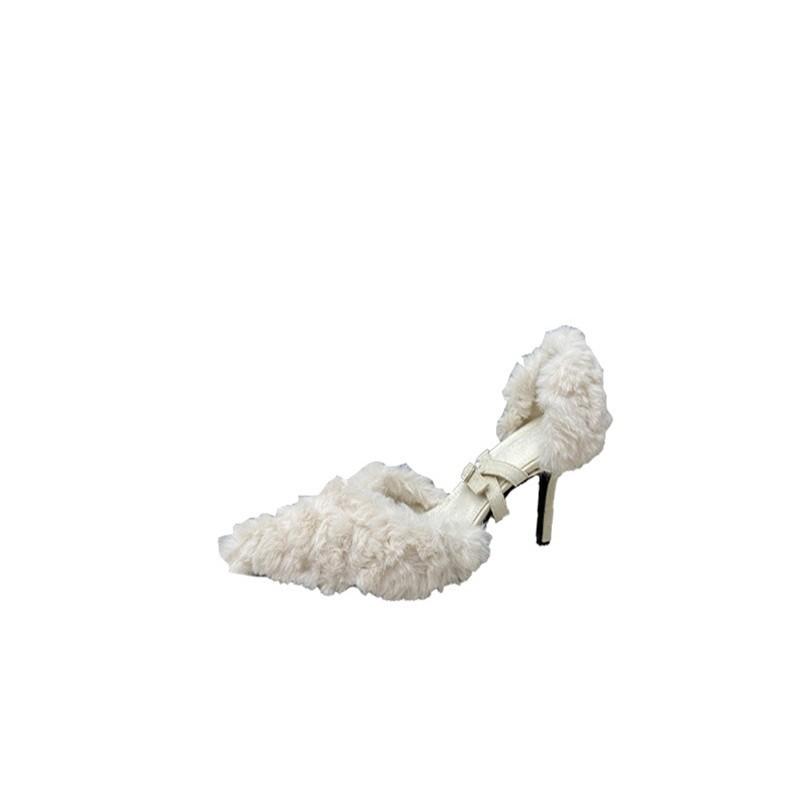 Temperament bag head shoes 2025 autumn and winter new high heels thin heel pointed wrist trip strap single shoes Mao Mao shoes