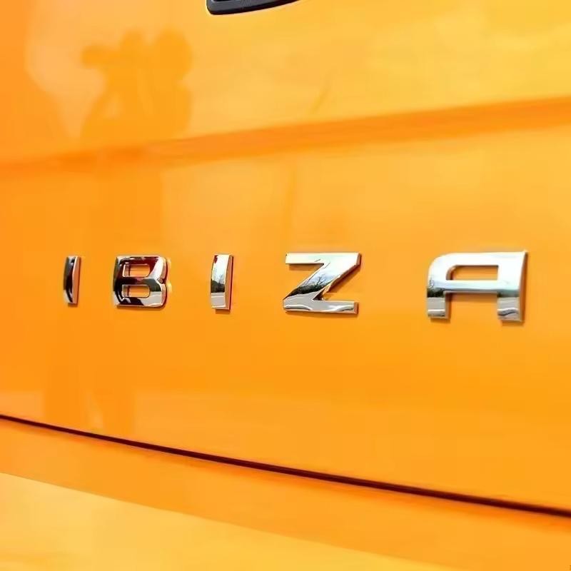 1 יחידה לאיביזה 6L 6J סמל אותות מדבקות תלת-ממדיות לוגו תג אחורי לתא מטען אביזרים ממתכת עבור סיאט איביזה לאון קופרה אלתיאה