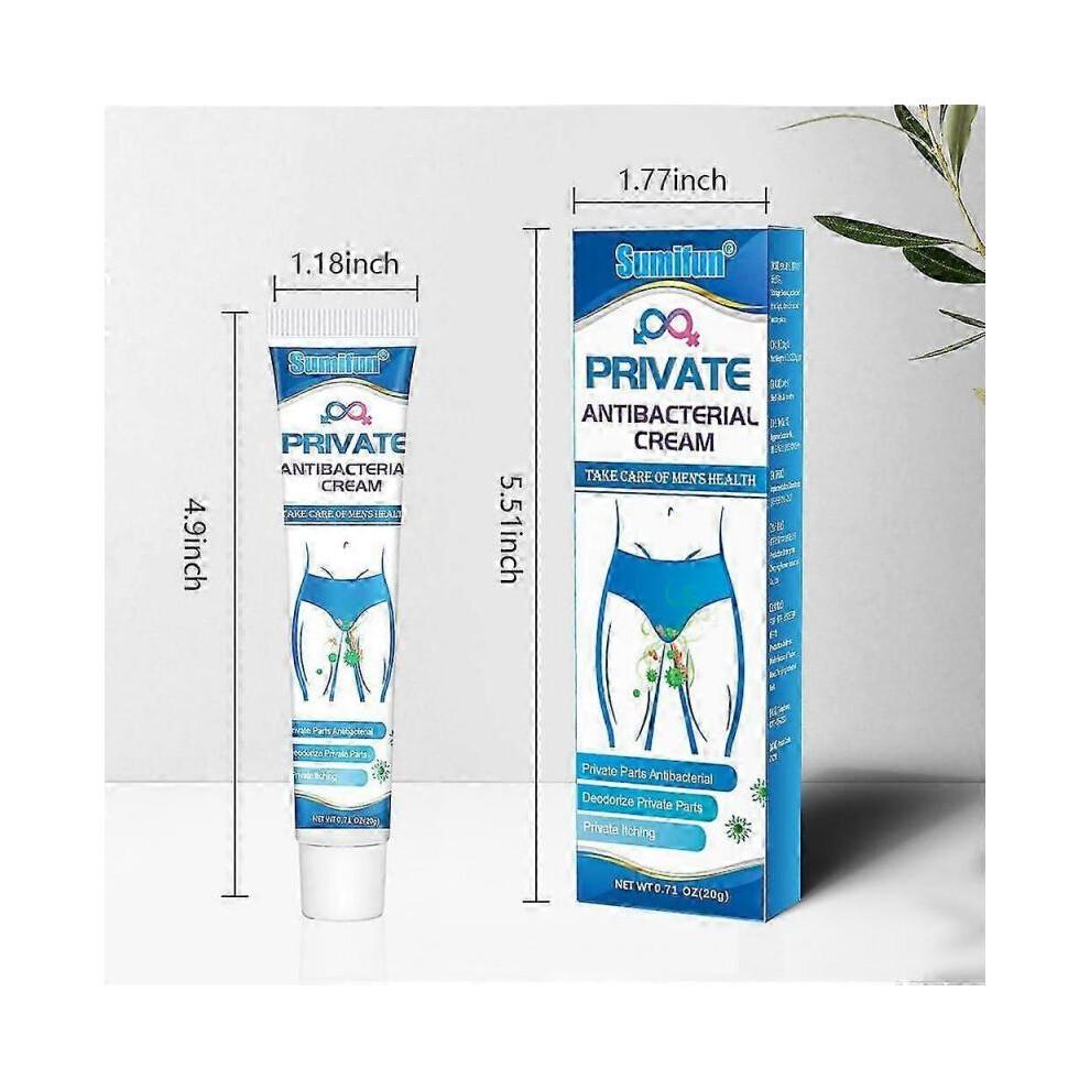 3Pcs Men's Anti-itch Cream, Private Care Cream, Anti-bacterial, Anti-itch And Deodorant 20g