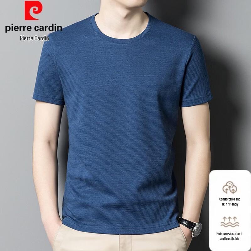Pierre Cardin Men's 2026 Summer Thin Crew Neck T-Shirt