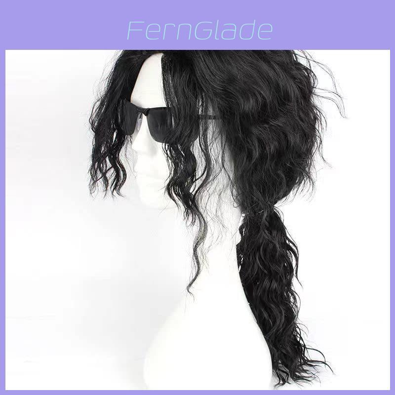 Michael Jackson Cosplay Wig With Long Curly Hair For Stage Performances And Dress Up
