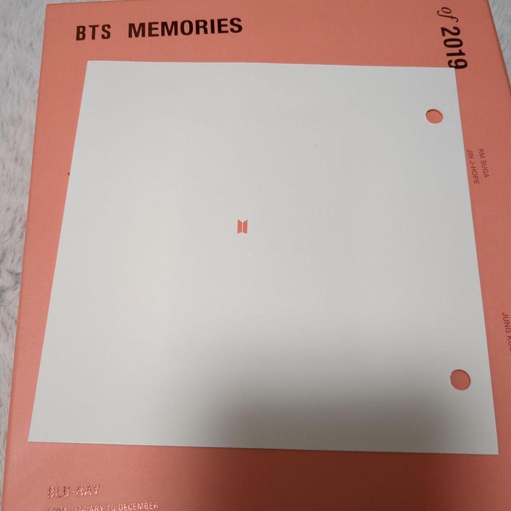 [USED] BTS Memories 2019 JIN Trading Cards Blu-ray with Japanese Subtitles