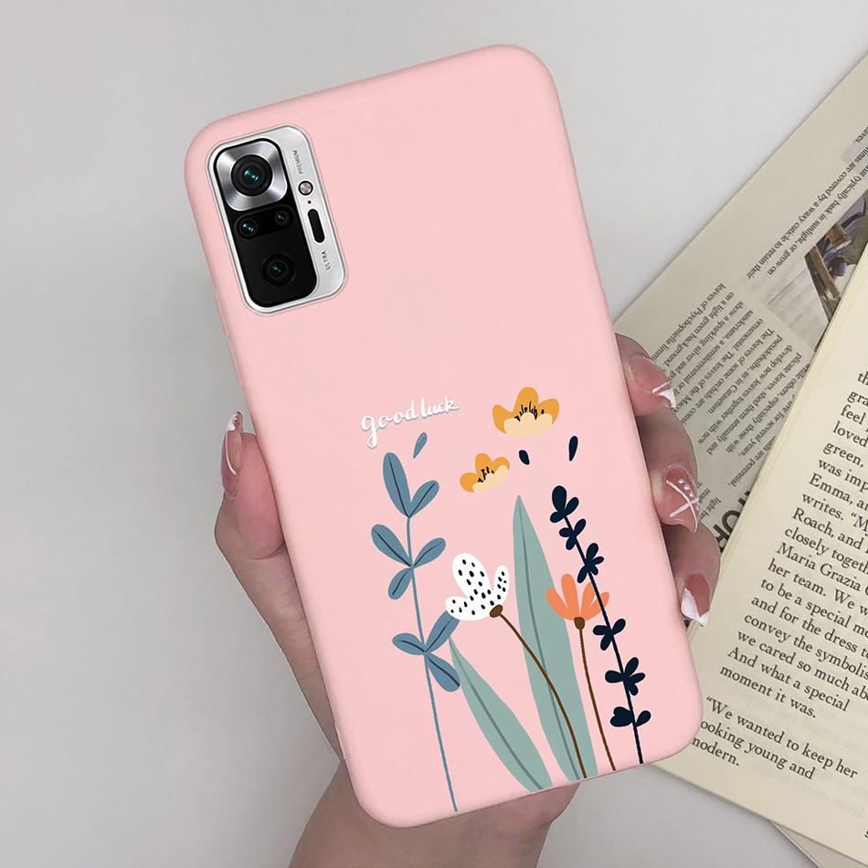 For Xiaomi Redmi Note 10 Case Love Heart Avocado Soft Silicone Cover Phone Case on Redmi Note 10S Note10 S Note 10 Pro Max Funda