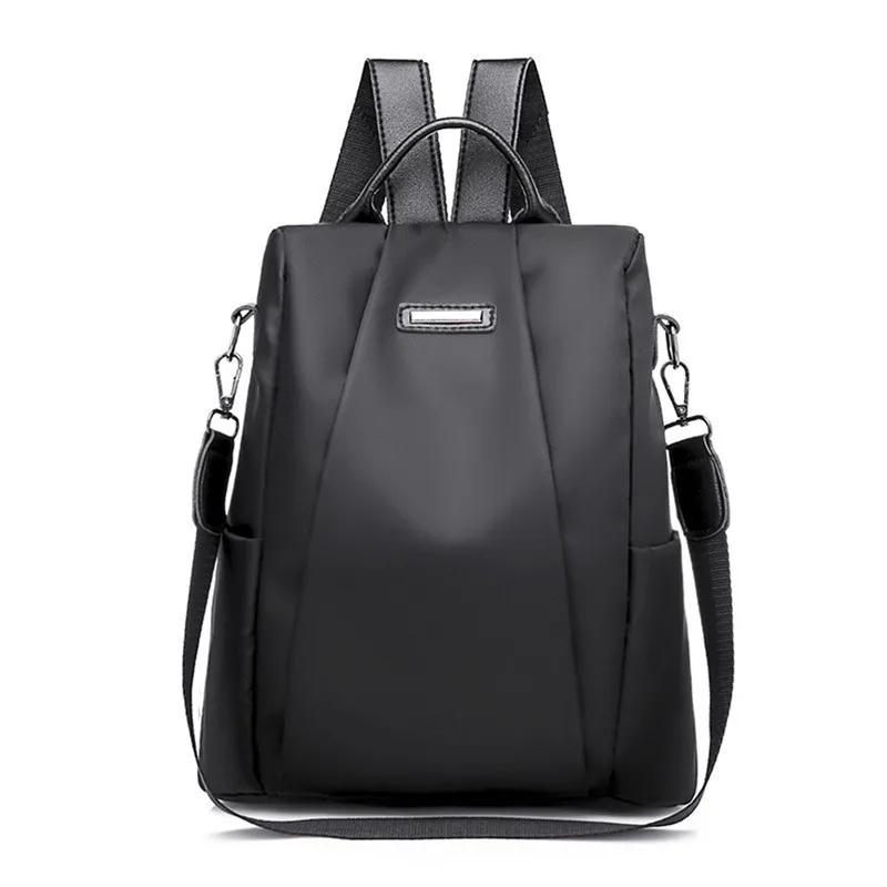 New Women's Casual Multifunctional Backpack Solid Color Women's Backpack Fashionable Detachable Portable Shoulder Strap
