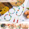 100pcs Czech Rondelle Crystal Beads AB Color Faceted Glass Beads Loose Spacer Beads for Jewelry Making DIY Necklace Accessories