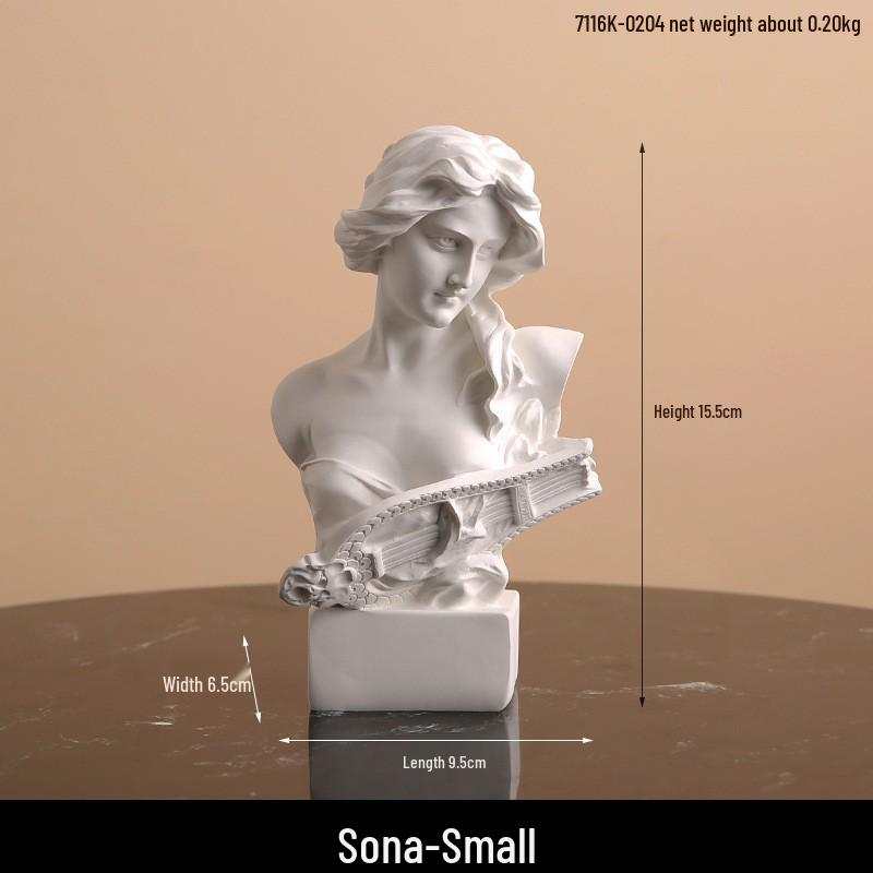 Americká Retro Evropská Pryskyřičná Figurka Anděla: Bílá stolní dekorace pro malé dívky