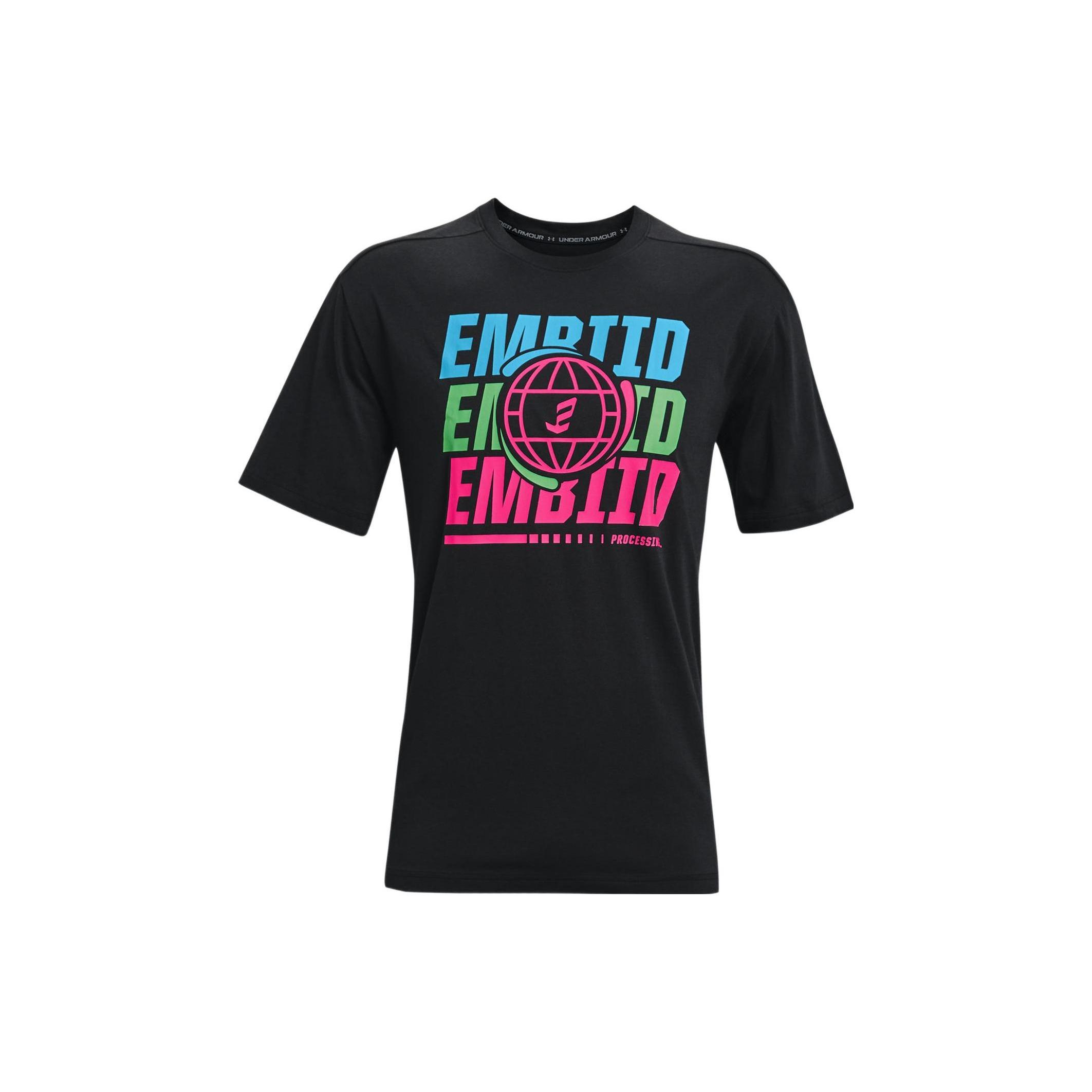 Under Armour Embiid 21 T-shirt  Black  Men s 1361969-001 L