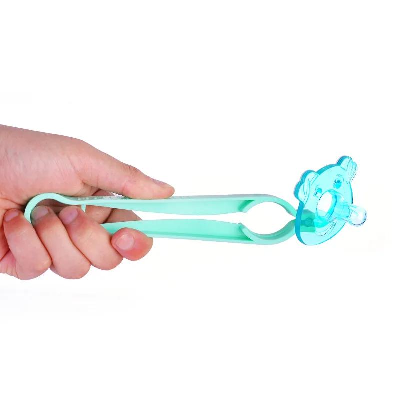 1PC-Non-Slip Clip, Multi-functional Bottle Clip Extended Handle Baby Bottle Clamp, Avoid Burns with Steaming Water Protection