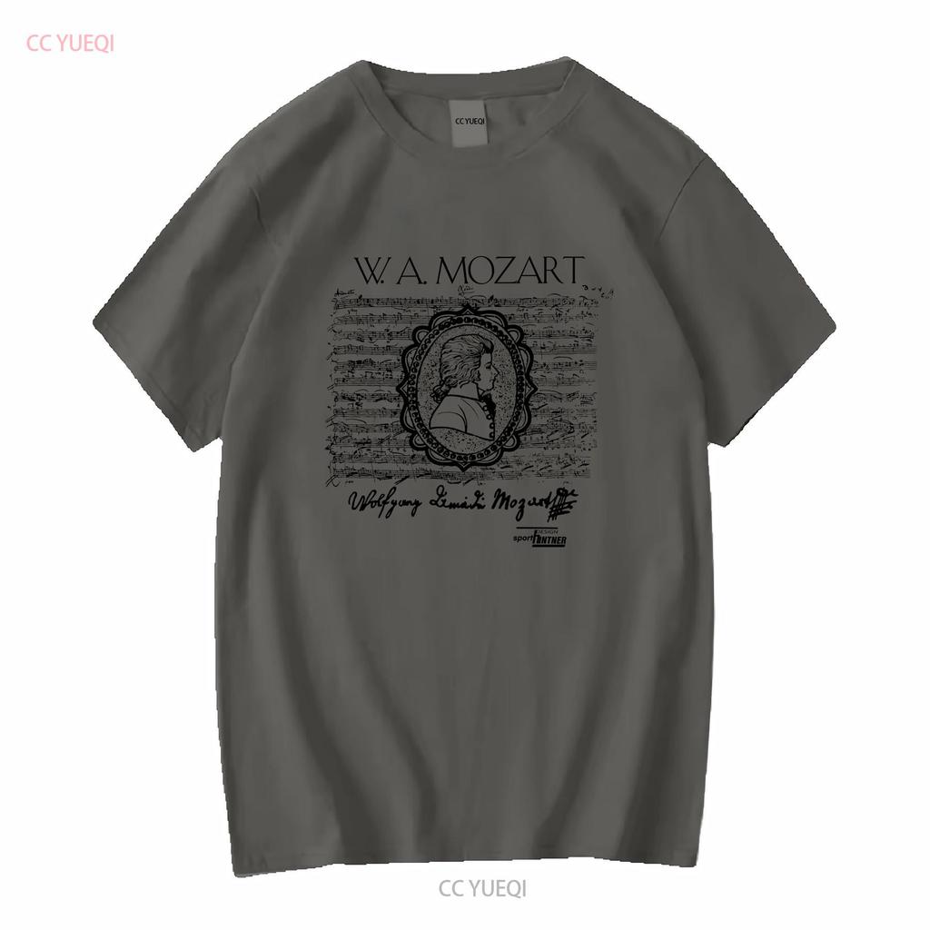 80s Wolfgang Amadeus Mozart Classical Musician Ringer Music T Shirt Large vintage Washed Stylish streetwear designer clothes