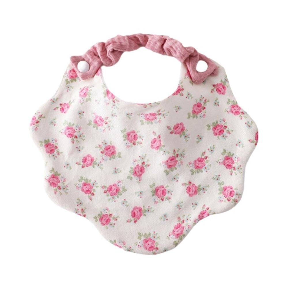 360-Degree Coverage Drool Bib Cotton Gauze Burp Cloth Soft Baby Feeding Bib For Newborn Infants