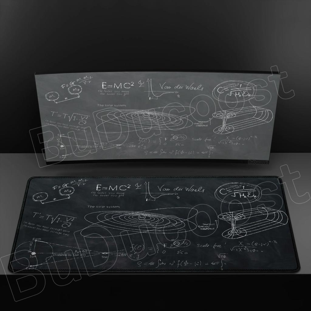 E=mc2 Formula Scientific Formula Table Pad Gaming Mouse Pad Super Large Astronomy Chemistry Formula Mouse Pad Gaming Accessories