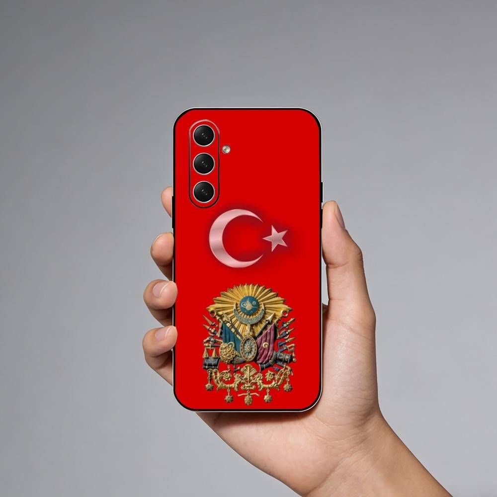 0-Ottoman Empire Coat Of Arms Phone Case For Samsung Galaxy A73,A21s,A22,A31,A52,A53,A71,A41Soft Black Shell