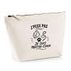 Toiletry Bag - PLANETEE - I Can't Minimalist - 100% Cotton - 3 L - Metal Zip Closure