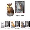 Owl Resin Animal Figurines For Garden Decor And Natureinspired Gift Collection