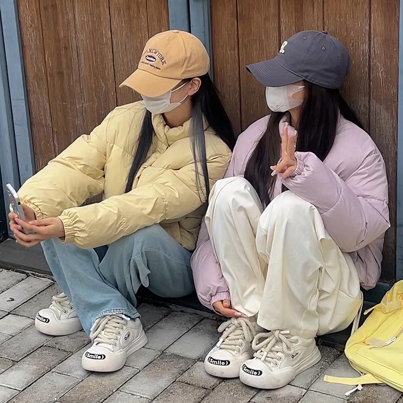 Loose Stand-up Collar In Autumn and Winter Short Cotton-padded Padded Jacket