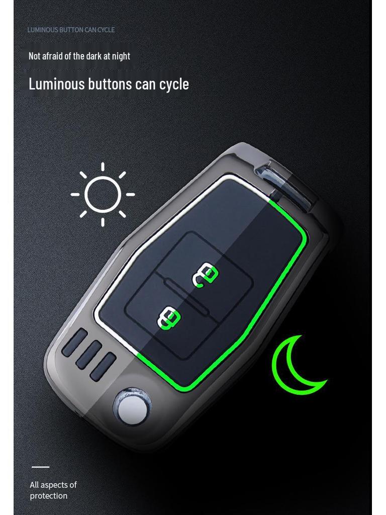Compatible Key Cover for Sinotruk Howo TH7 A7 TX5G T7H T7 Heavy Truck Metal Remote