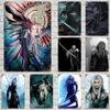 Sephiroth Cartoon Retro Vintage Blechschild Poster Dekorative Plakette Metallplatte Wanddekoration