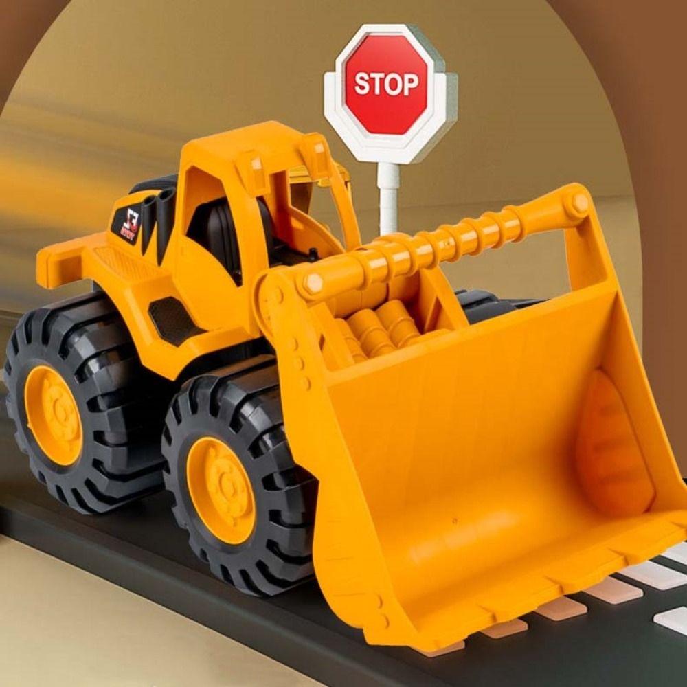 Dump Truck Construction Vehicles Toys Friction Digging Excavator Model  For Toddler