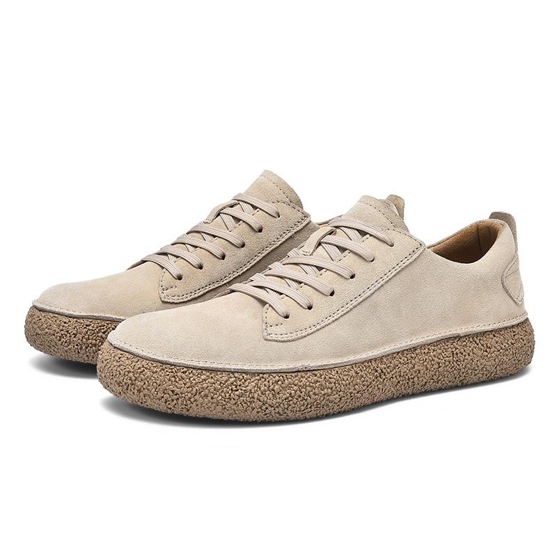 TUINANLE Wide Toe Shoes Unisex Lined Sneakers Casual Retro Lace Up Shoes for Men Barefoot Walking Sneakers