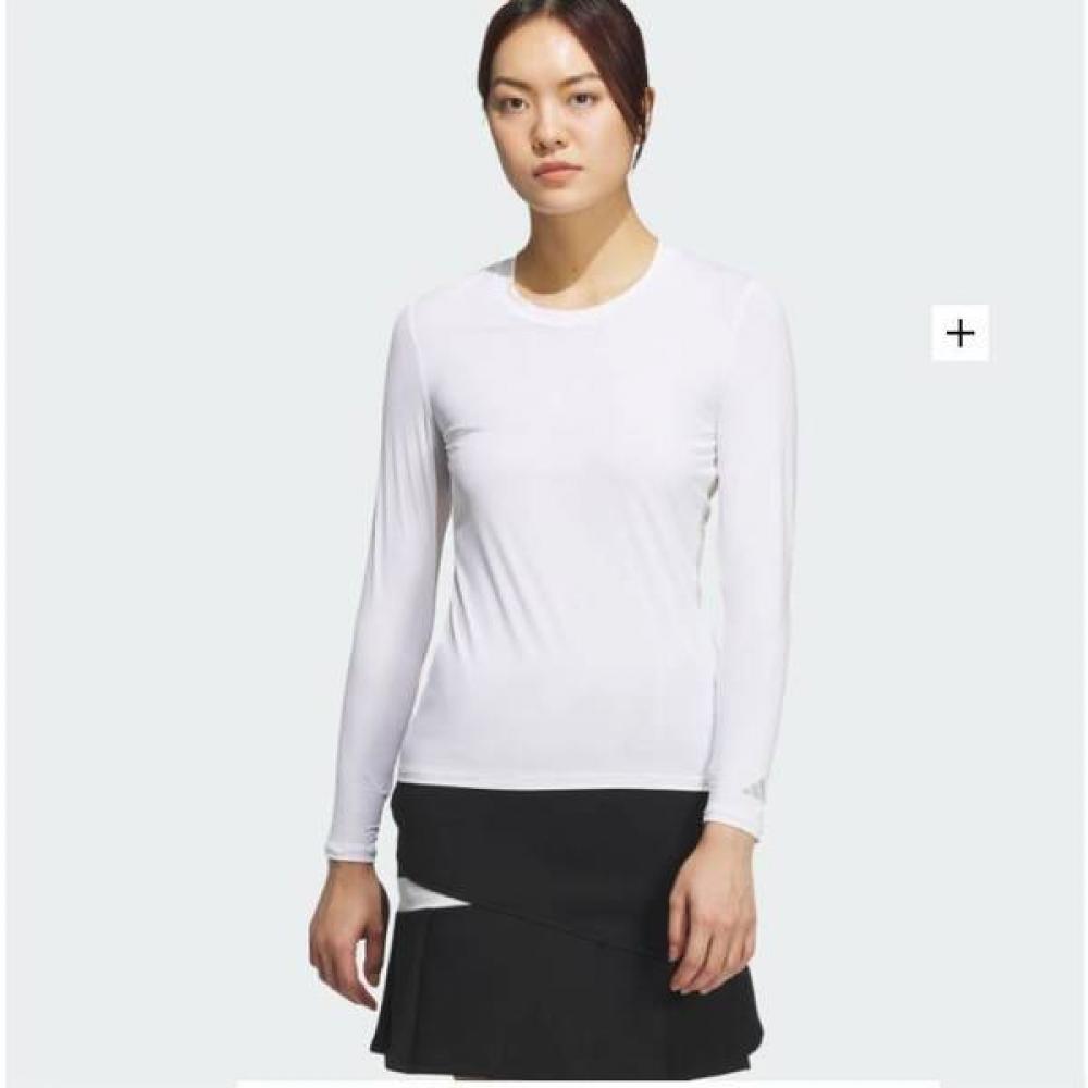

AdidaS Golf Women S meSh Back Long Sleeve baSe Layer Jf4598 white/XS