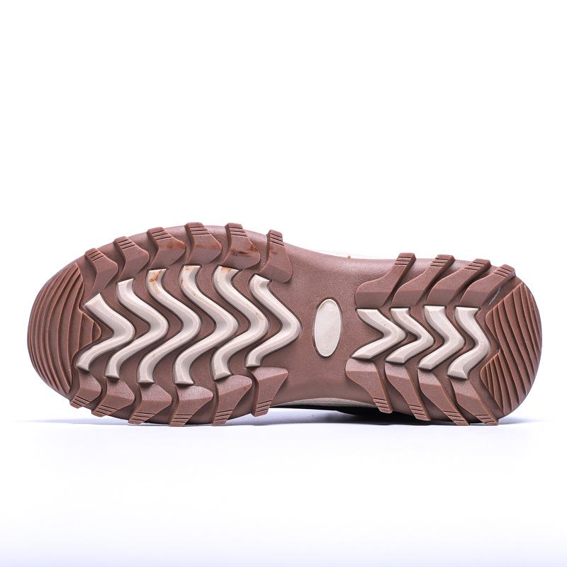 Outdoor Winter Snow Boots For Men Male Sneakers Adult Quality Rubber High Top Super Warm Plush Warm Ankle Boots