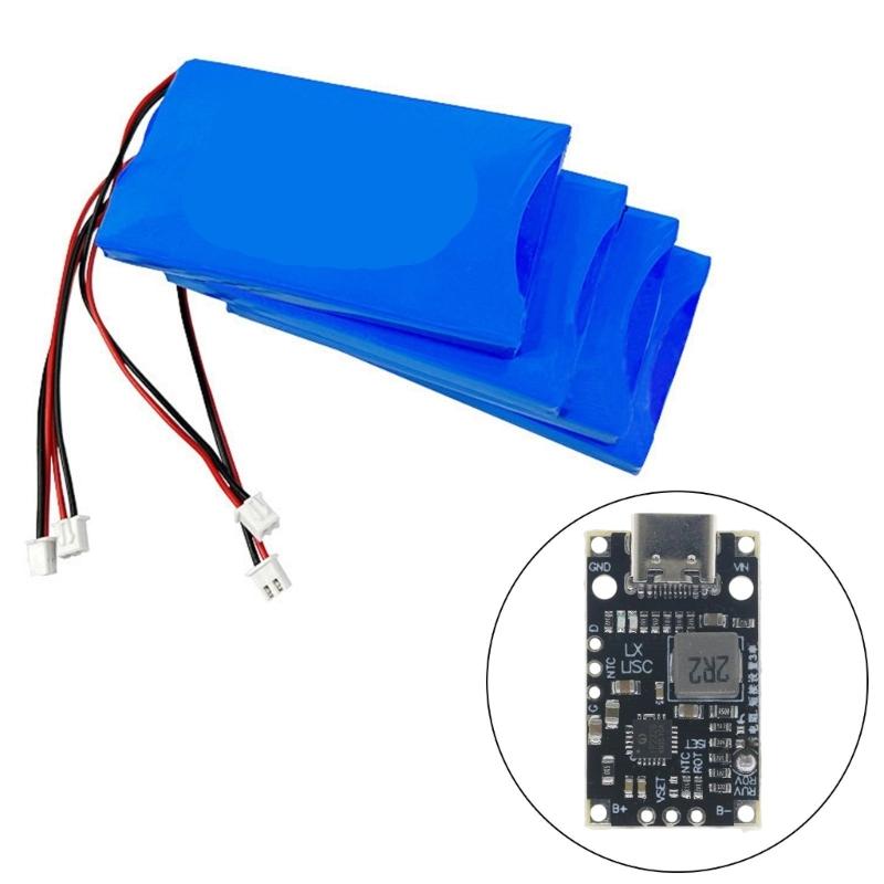 USB Type C Interfaces 15W Output Power Boost Converters 2S/3SLiBattery Charging Module Type C Steps Up Power Boards